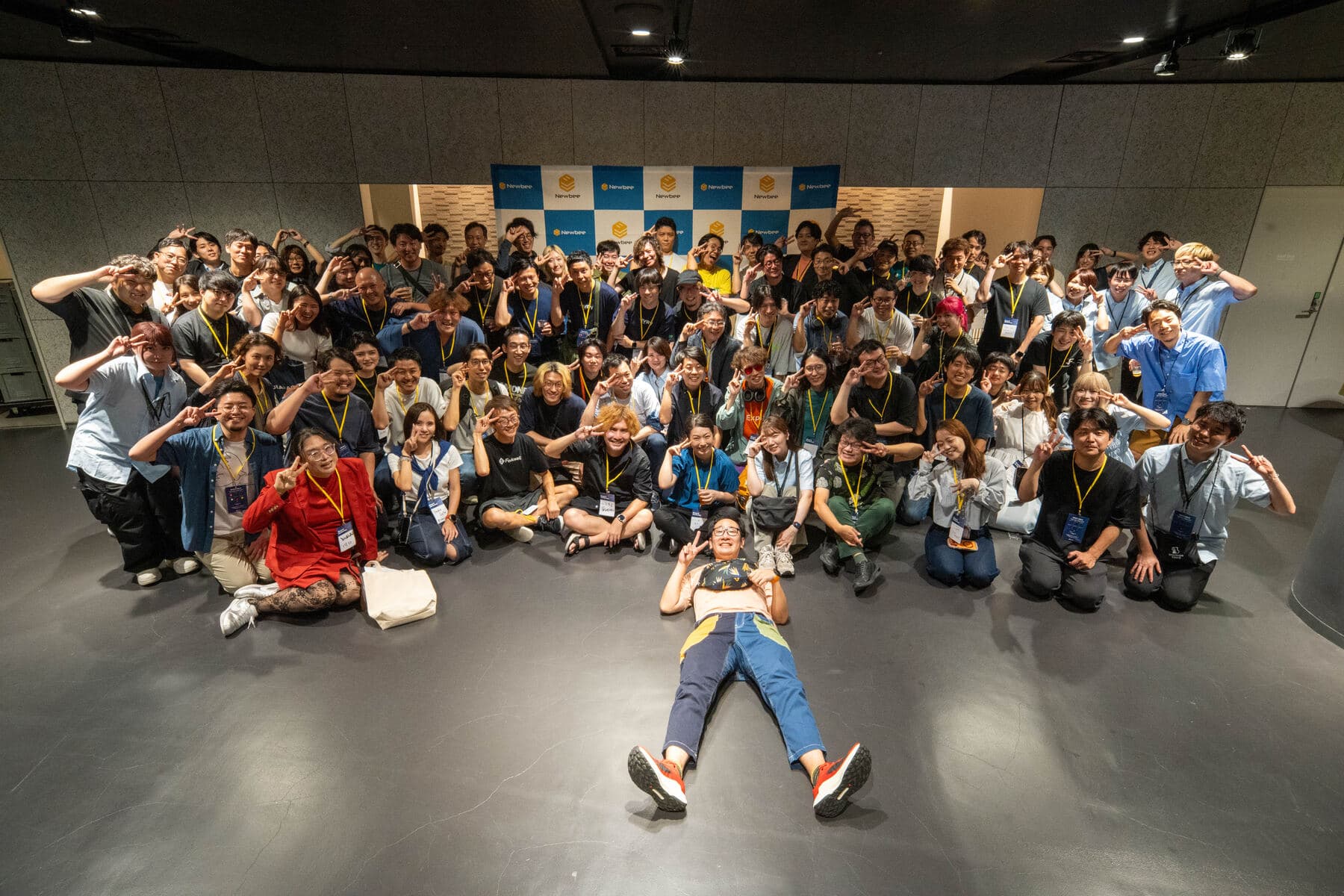 懇親会の集合写真
